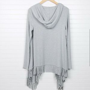 Pink lotus frilly cardigan size small